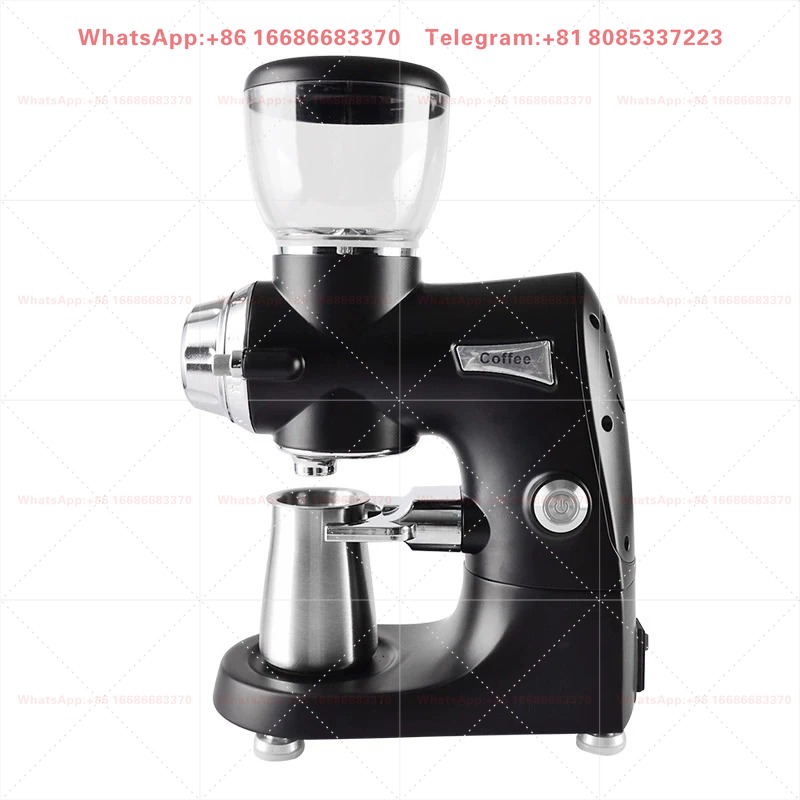 Coffee Grinder Burr Flat - Macinacaffè Automatico in Acciaio Inox con